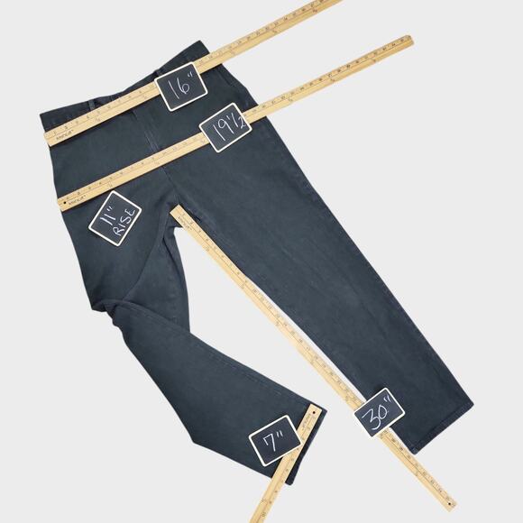 Dockers Pants Womens Large 10 / 12  32x30 High Waisted Rise Casual Flat Front - Picture 4 of 11